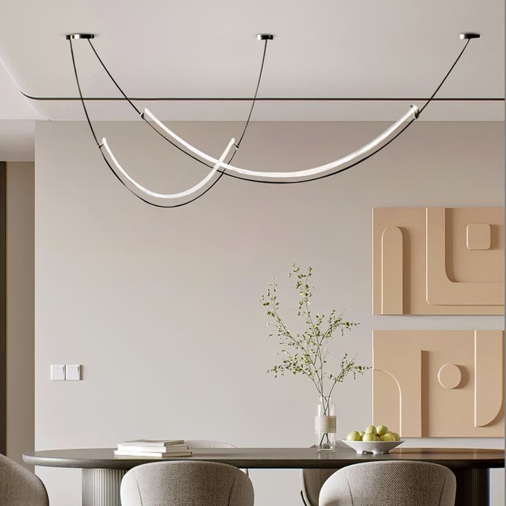 Modern Nordic Belt Chandelier β 2025 Luxury LED Hanging Ceiling Light