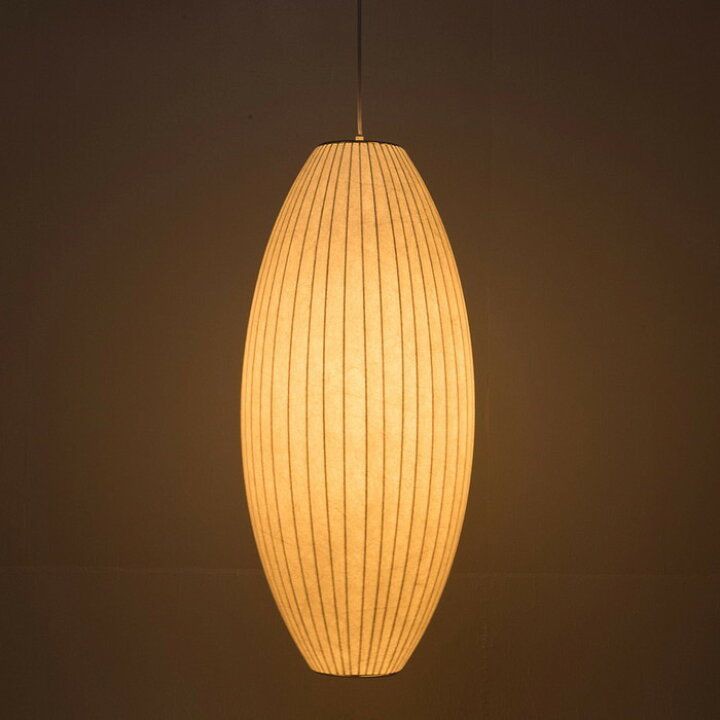 Large Cigar Bubble Pendant Lamp β Timeless Mid-Century Elegance