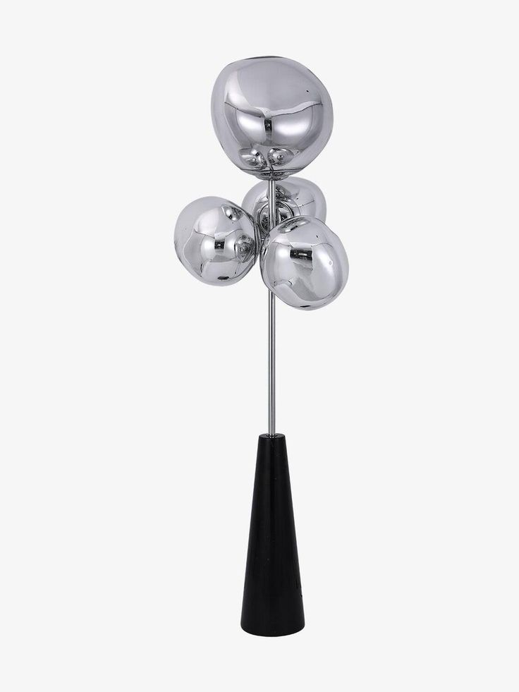 Lava Column Floor Lamp – Smoke Gray & Black Elegance
