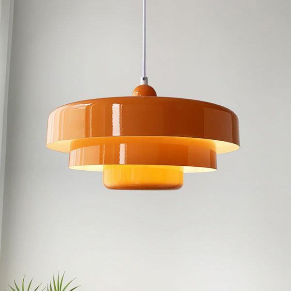 Industrial Metal Dome Pendant Light – Ceiling Hanging Lamp Chandelier for Modern Homes 35 C.M