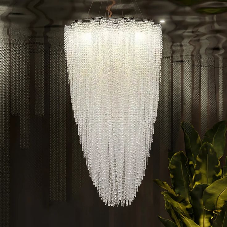 Luxury Postmodern Crystal Chandelier – Adjustable LED Duplex Living Room & Villa Lighting 150×80 C.M