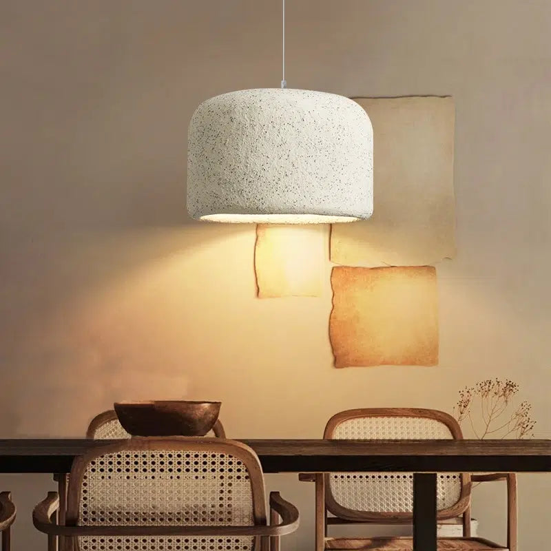 Japanese Style Styrofoam Pendant Light β Minimalist Resin Lampshade for Warm & Elegant Ambiance 40 C.M