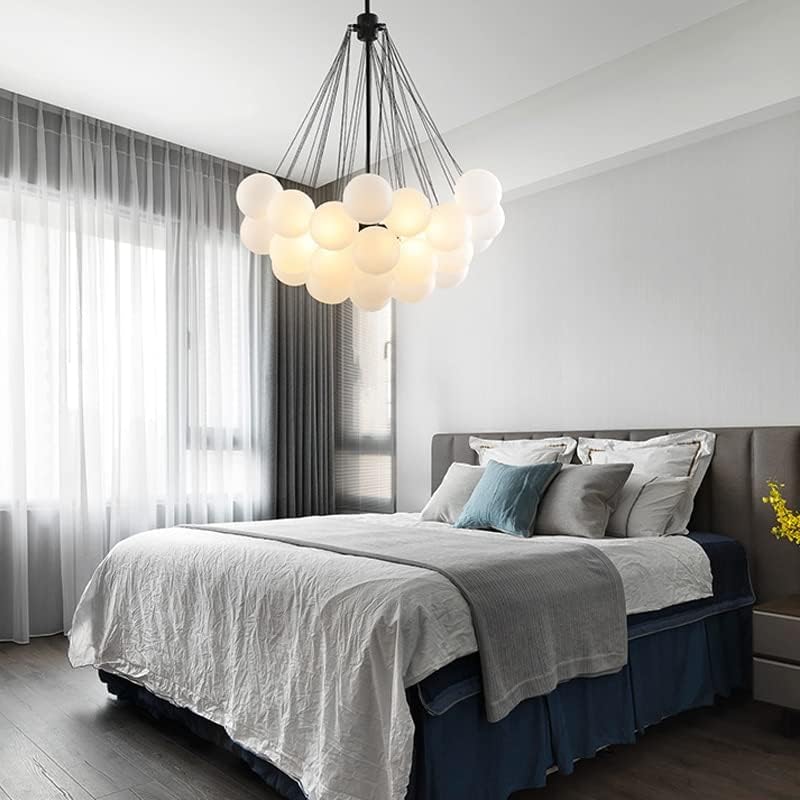 Nordic Bubble Modern Frozen Glass Ball Chandelier