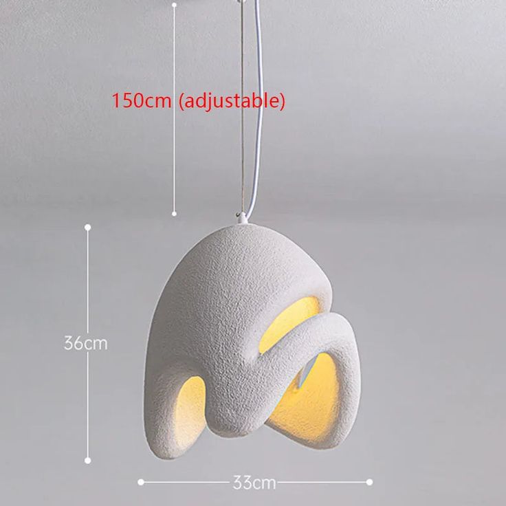 Wabi Sabi Resin Pendant Lamp 33 C.M – Embrace Imperfect Beauty