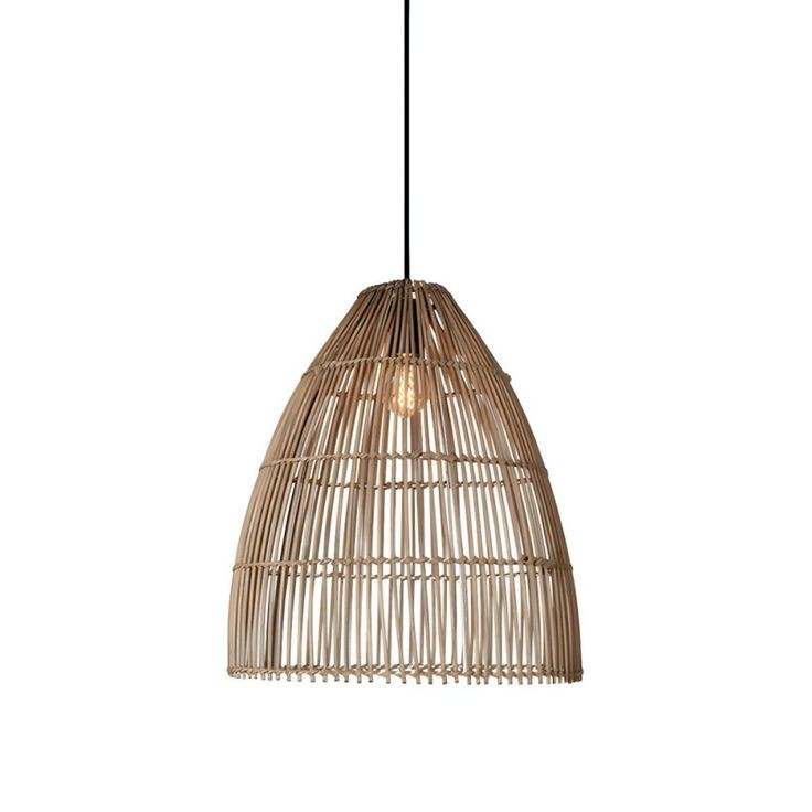 Handwoven Rattan Pendant Light β Natural Wicker Hanging Lamp for Warm & Elegant Interiors