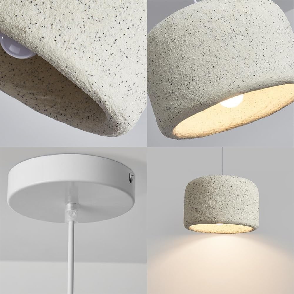 Japanese Style Styrofoam Pendant Light β Minimalist Resin Lampshade for Warm & Elegant Ambiance 40 C.M