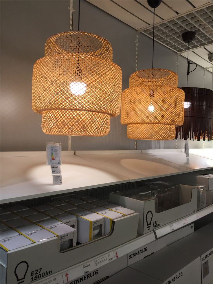 Bamboo Lantern Hanging Light β Handwoven Retro Rattan Chandelier