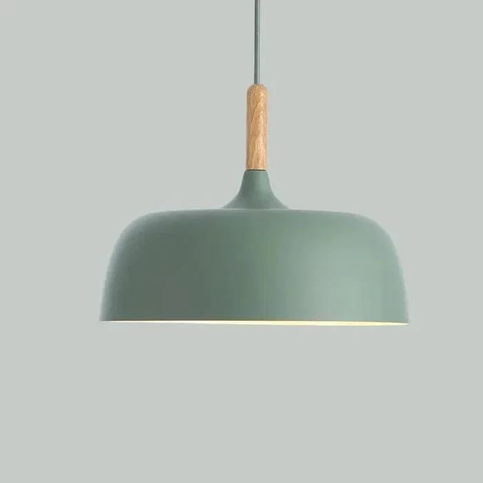 Elegant Macaron Metal Pendant Light – Modern Semi-Circular Farmhouse Chandelier 50 C.M