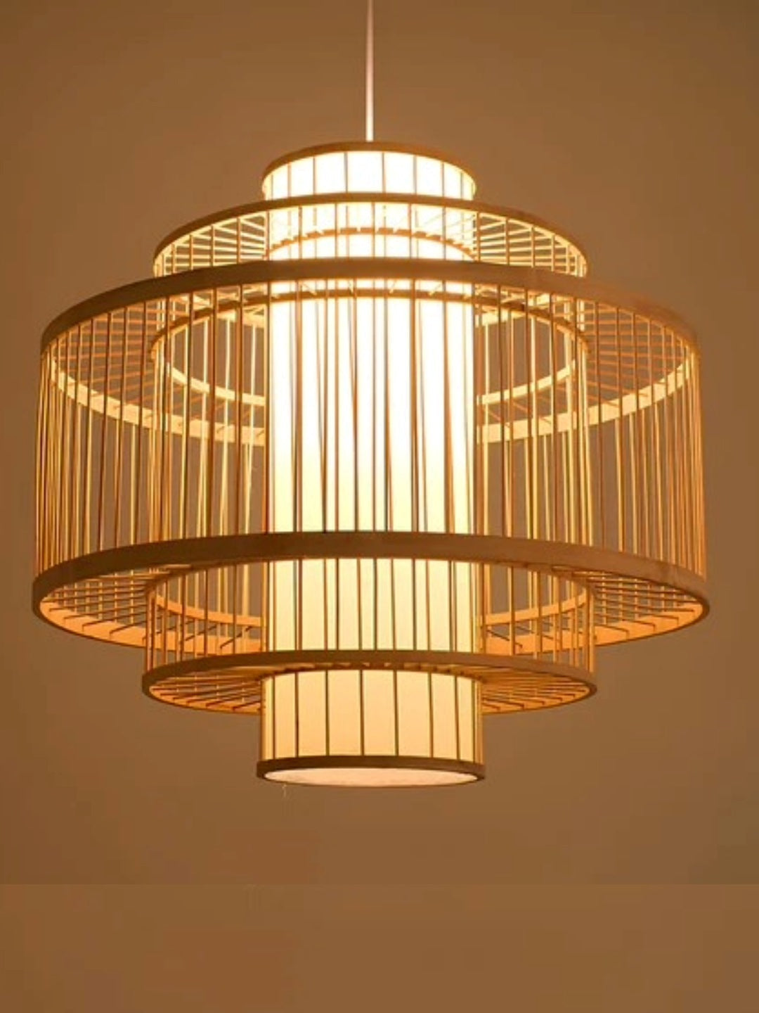 Chinese Bamboo Weaving Chandelier β A Fusion of Tradition and Modern Elegance 60 C.M