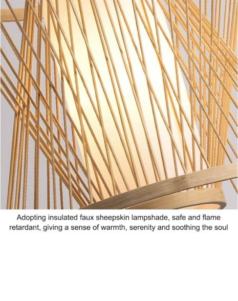Handmade Bamboo Pendant Light β Natural Elegance for Any Space 50 C.M