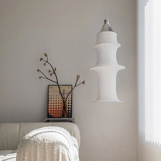 Modern Japanese Rice Paper Pendant Lamp – Minimalist Hanging Light for Living Room, Dining Room & Bedroom