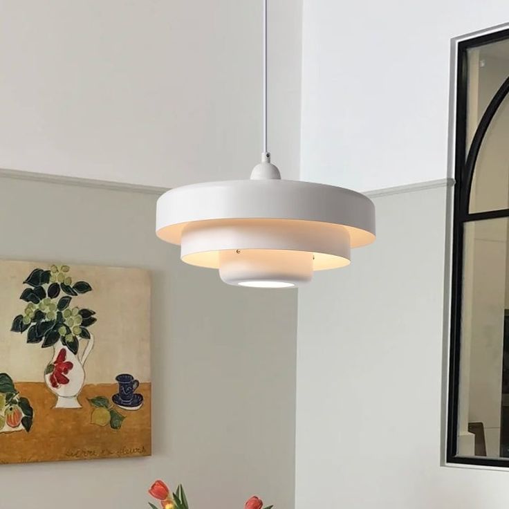 Industrial Metal Dome Pendant Light – Ceiling Hanging Lamp Chandelier for Modern Homes 35 C.M