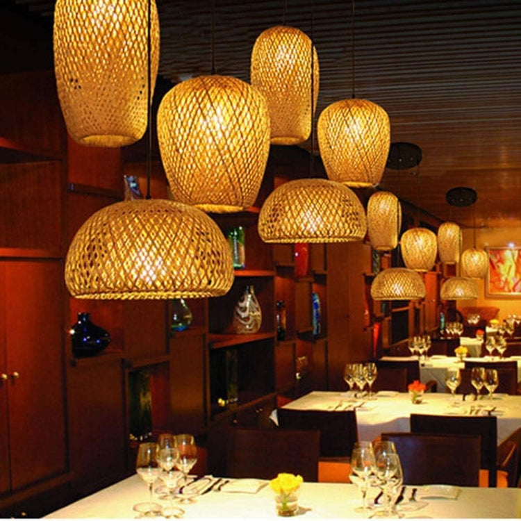 Rattan Hanging Pendant Lights