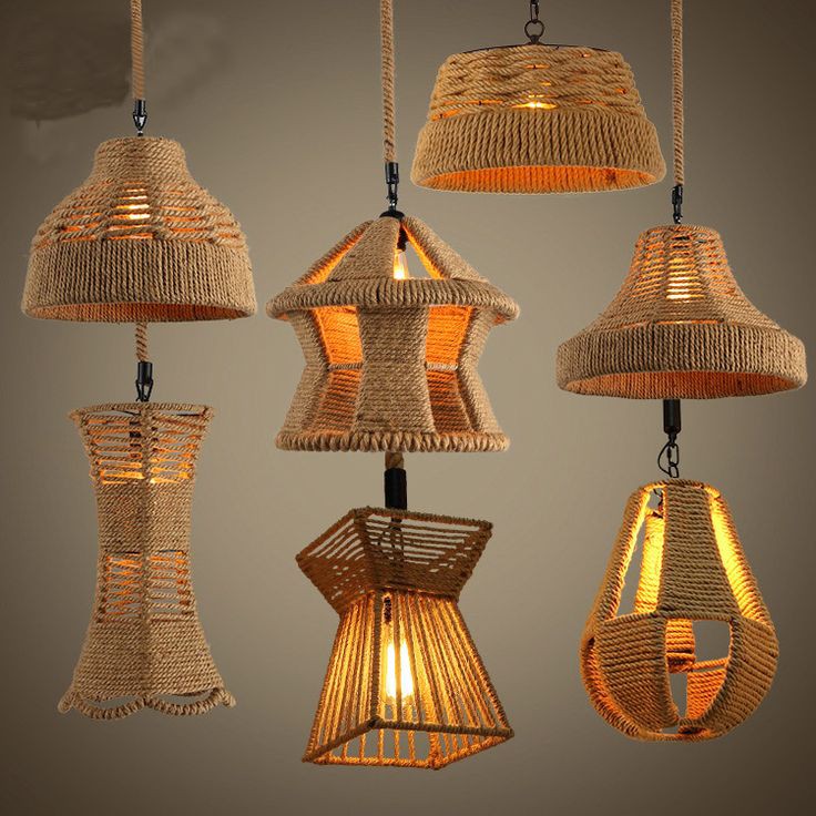 Rope Pendant Light