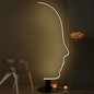 Art Face LED Floor Lamp – Sculptural Lighting for Modern Spaces