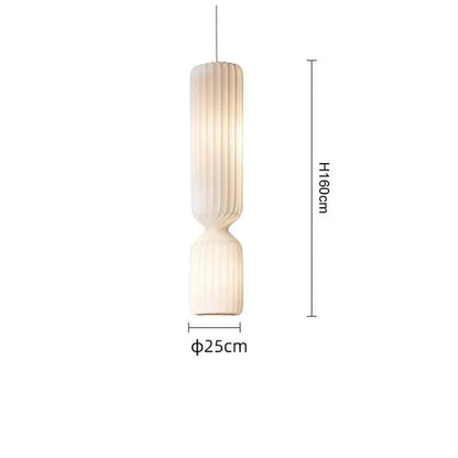 Modern Nordic Twist Pendant Light – Vertical Ripple Design ( Single Pieces)