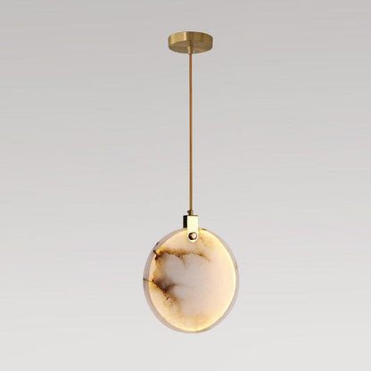 Lorenzo Marble-Glow Pendant Light – Elegant Globe Hanging Lamp