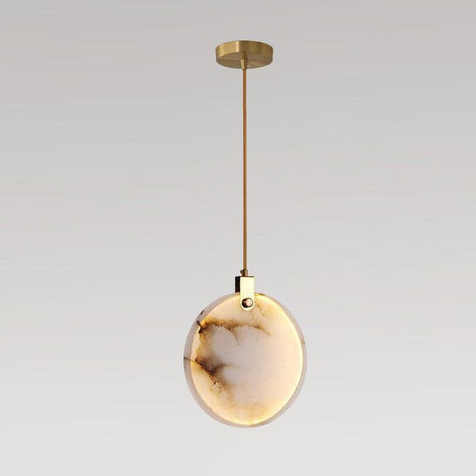 Lorenzo Marble-Glow Pendant Light – Elegant Globe Hanging Lamp