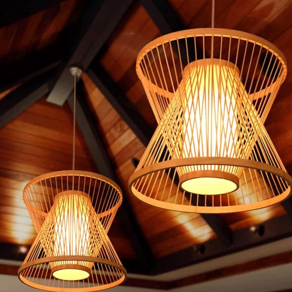 Handmade Bamboo Pendant Light – Natural Elegance for Any Space 50 C.M