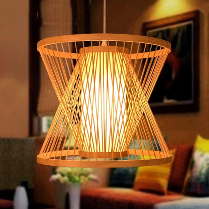 Handmade Bamboo Pendant Light – Natural Elegance for Any Space 50 C.M