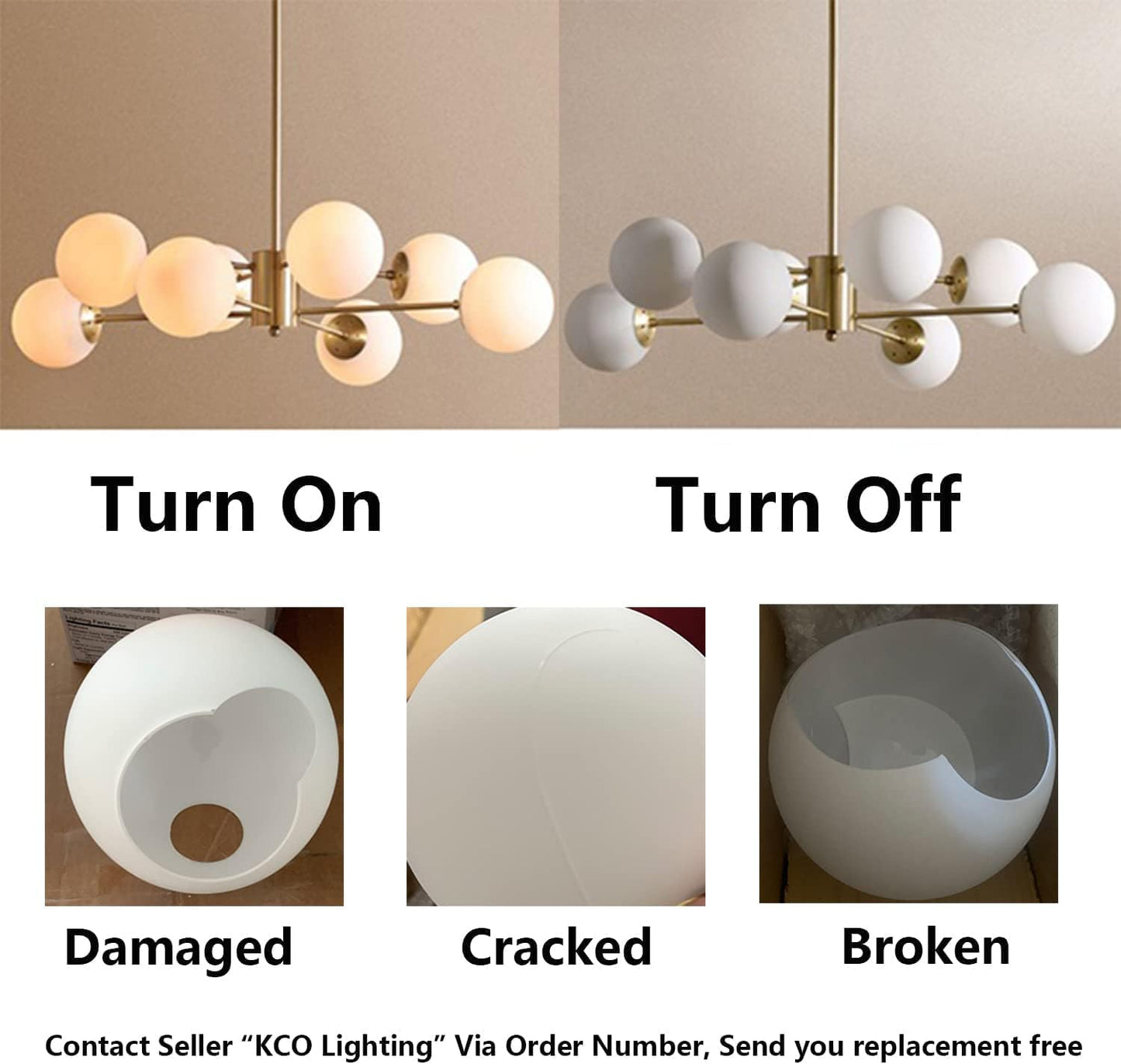 8-Light Glass Sputnik Chandelier – Modern Gold Globe Pendant for Kitchen & Dining Spaces