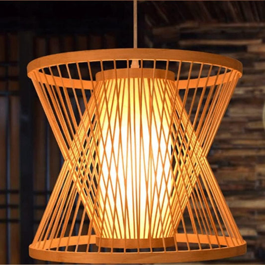 Handmade Bamboo Pendant Light – Natural Elegance for Any Space 50 C.M