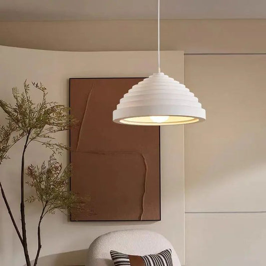 Rice Field Acoustic Pendant Light – LED Sound-Absorbing Architectural Lighting 60 C.M