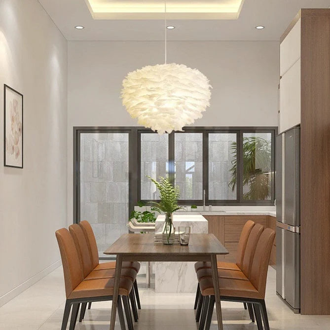 Anslie White Pendant Light – Timeless Elegance for Your Home 50 C.M