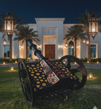 Modern Ramadan Cannon Decor | Unique Ramadan Kareem Ornaments