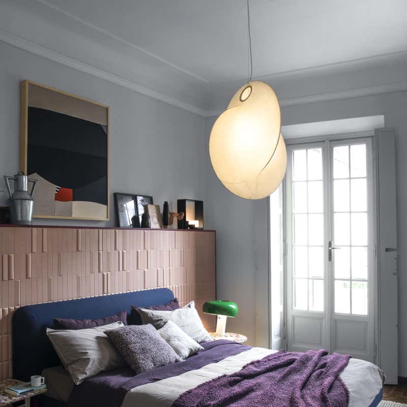 Minimalist Silk Chandelier – Modern Nordic E27 Ceiling Light for Living Room, Dining Room & Bedroom