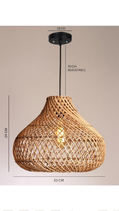 Bamboo Pendant Lamp – Handcrafte Lamp