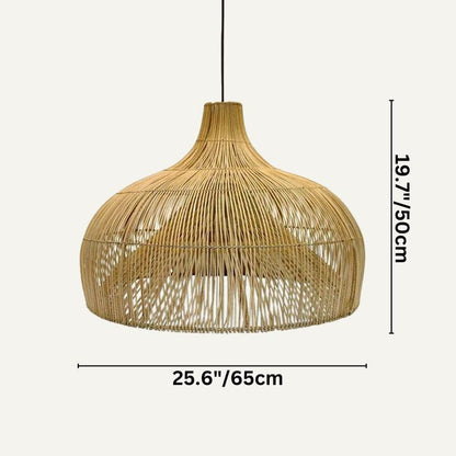 Bamboo Pendant Lamp – Handcrafte Lamp 60 C.M