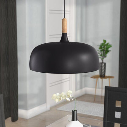 Elegant Macaron Metal Pendant Light – Modern Semi-Circular Farmhouse Chandelier 50 C.M
