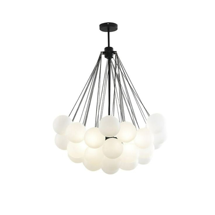 Nordic Bubble Modern Frozen Glass Ball Chandelier