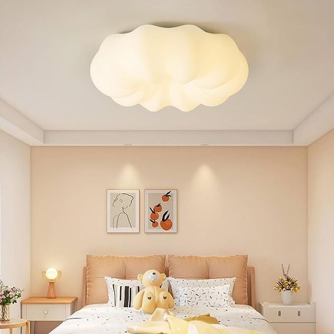 Flower Cloud Flush Mount Ceiling Light – Nordic Scandi LED Ceiling Lamp 65 C.M