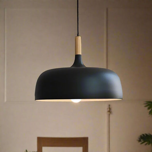 Elegant Macaron Metal Pendant Light – Modern Semi-Circular Farmhouse Chandelier 50 C.M