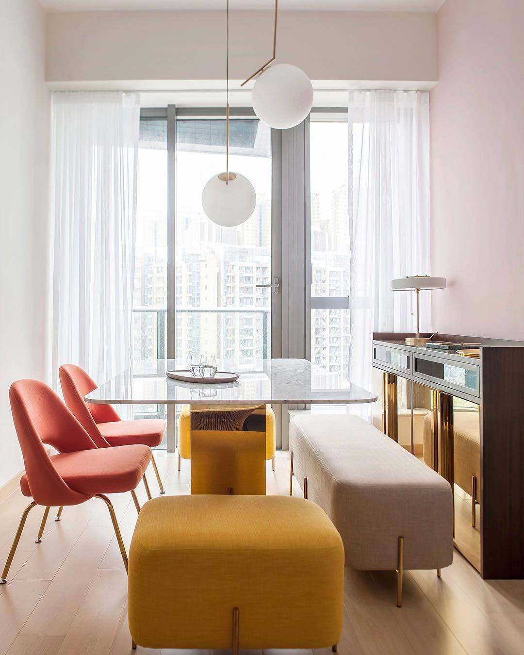 Golden Frosted Glass Globe Pendant Light – Mid-Century Modern Design